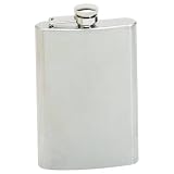 New Flask Stainless Steel 8 Ounce Liquor Hip Flask NEW!
