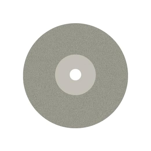 DZQ 4 Inch Grit 320 Diamond Flat Lap Wheel Disc 4" x 5/8" Arbor Hole Abrasive for Cutting or Sanding Stone and Glass