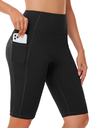 Women's High Waisted Long Swim Shorts - 5''/7''/9''/12" Tummy Control Swim Board Capris Bottoms Swimwear with Liner2