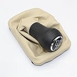 Farbe schwarz LOVELIN Lovelin17 Fit für VW Käfer 1998 1999 2000 2001 2002 2003 2003 2004 2006 2006 2007 2008 2009 2010 Neue 5 Geschwindigkeitskleidungsschaltknopf Lederstiefel (Color Name : Beige Giator)
