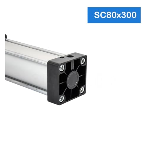 Cylindre à double effet SC80x300 avec arbre piston robuste - 6