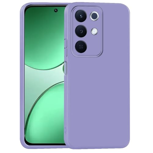 Image of Back Cover for Realme 15x 5G / C85 5G / Narzo 90x 5G | Full Camera Protection | Premium Liquid Silicon Case | Flexible Bumper Case for Realme 15x 5G / C85 5G / Narzo 90x 5G (Purple)