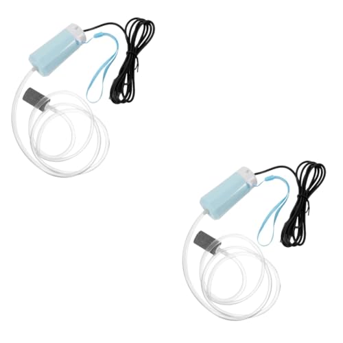 Filtre à cartouche aquarium et pompe à eau USB Mipcase en ABS bleu