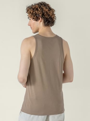 Image of DAMENSCH Neo-Cotton Round Neck Vest for Man, Anti-Bacterial, Shape Retaining Vest, 100% Cotton Banyan for Men, Buttery Soft Inner Baniyan
