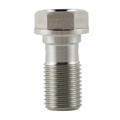 Perno de banjo individual M10 titanio mecanizado para Honda CRF y Yamaha YZF