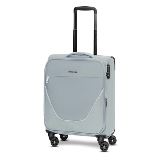 Stratic Kabinen-Koffer für Damen und Herren | Kleiner Cabin-Trolley 40 x 21 x 55 cm aus hochwertigem, flexiblem Polyester Material | Erweiterbar & Teleskopgriff| taska Serie
