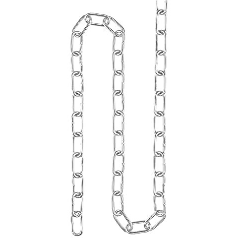 sourcing map 1m Proof Coil Chain for Clothes Cover