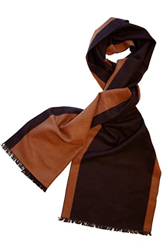 Bufanda de seda bicolor Posh Gear para hombre accesorio elegante de invierno
