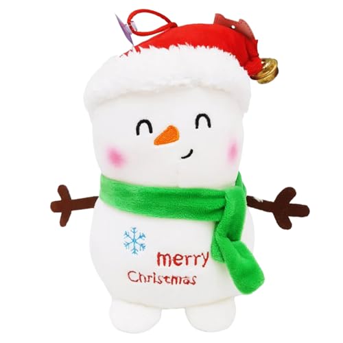 Image of Tickles Cute Snowman with Cap & Scarf Soft Stuffed Plush Toy for Kids Boys & Girls Christmas Gift (Color: Multicolor Size: 18 cm)