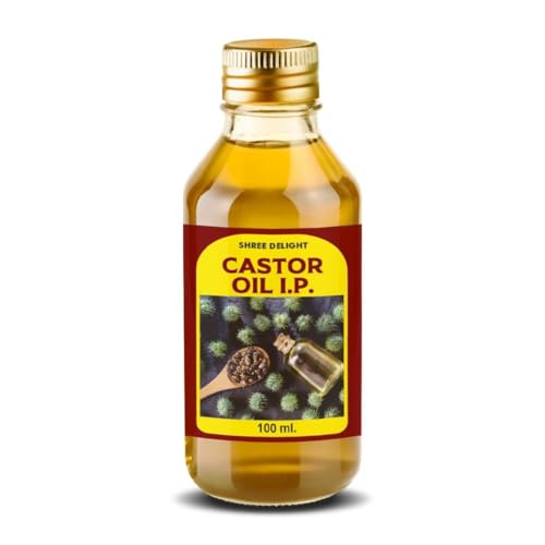 Image of Pure & Cold-Pressed Castor Oil | 100% Natural Ayurvedic Oil for Hair Growth, Hair Fall Control & Thick Eyebrows | Deep Scalp Hydration & Dandruff Control | Moisturizes Skin, Nails & Cuticles | Multi-Purpose for Hair, Skin & Joint Pain Relief for Men & Women (200 ML)