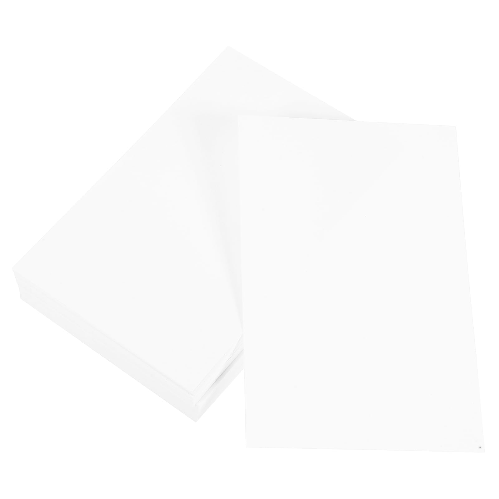 Angoily Cartes Cartonnées Blanches 100 Pièces 5.91X3.94In Cartes Vierge Pour Étude Bureau Maison Notes Dessin Portable
