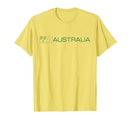 BANDERA AUSTRALIA ESTILO DEPORTIVO ATLETICO AUSTRALIANO Camiseta