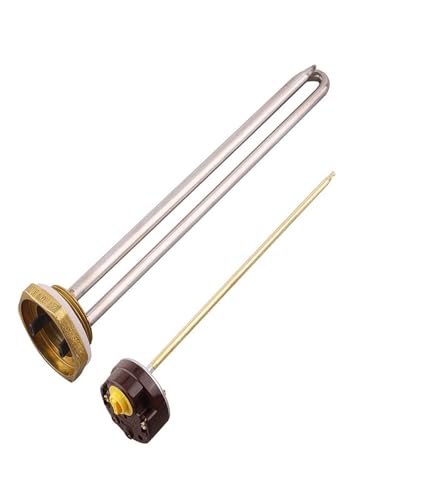 fengpeng 48V 96V �T�[���X�^�b�g�t���Ǐ�DC���M�G�������g SUS304 250W/450W/1000W/1500W DN32 ���p�q�[�^�[(Heater thermostat,48V,1KW)