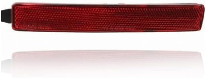 Bumper Reflector - Compatible/Replacement for '07-12 GMC Acadia, 09-12 Traverse, 10-15 SRX - Read - Left Hand - Driver - 25881881 - CAPA