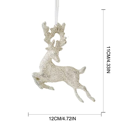 árvore Natal rena, ornamentos Natal, estatueta rena, pingentes decorativos, festivais férias, cervos