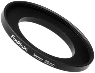 Fotodiox arandela adaptadora de metal anodizado, negro (para filtros más grandes)