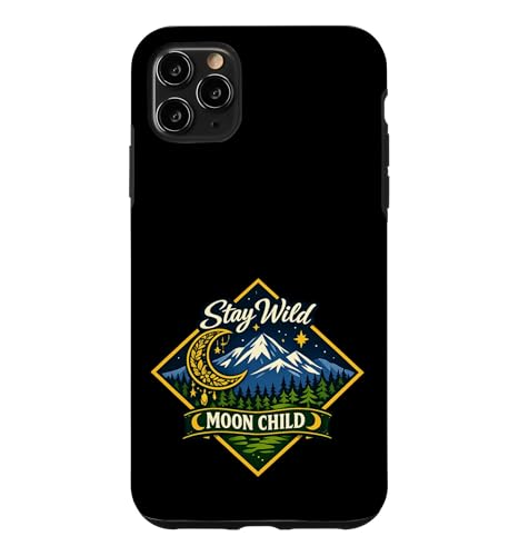 Stay Wild Moon Child �R ���R �A�E�g�h�A ���g�� �X�}�z�P�[�X iPhone 11 Pro Max �p