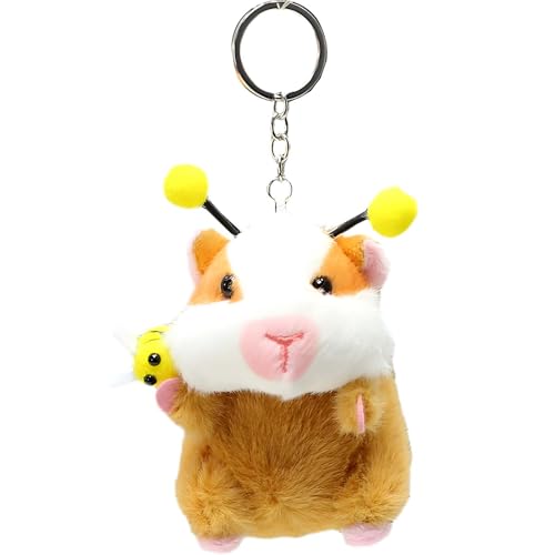 Guinea Pig Plush Keychain - Animal Accessories for Women Men,