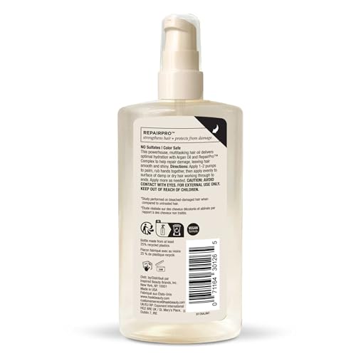 HASK Intensive Repair Hair Oil & Strength & Length Boosting Scalp and Hair Serum - Repairs Damage, Strengthens, Adds Shine & Moisture, Prevents Breakage, Sulfate-Free, Cruelty-Free