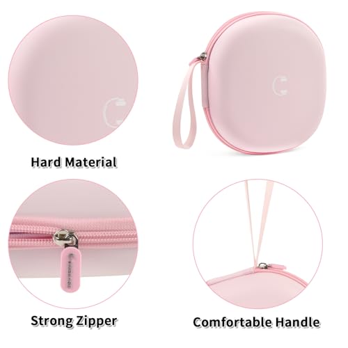 Hard Case Compatible with Tune 770NC710BT/720BT/760NC/700BT/750BT/510BT/660NC/520BT/500/E45BT Bluetooth Wireless Headphone - Pink by Comecase - Image 4