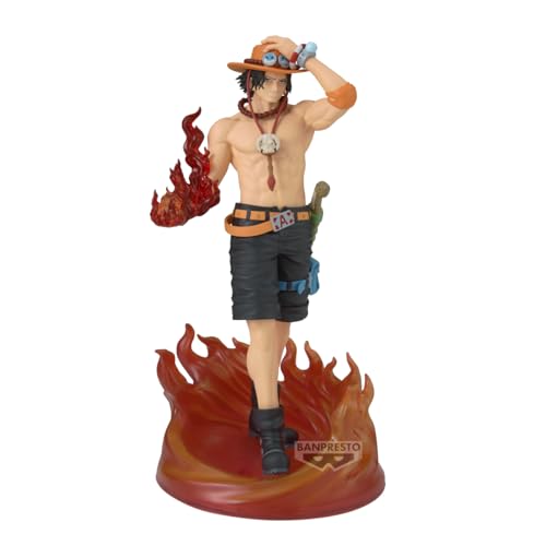 Banpresto Portgas D. Ace One Piece Action Figure - The Shukko Lodge - Special Edition 20 cm - PZ71207P Multicolor - Collectible Figure - Ideal for Anime Fans