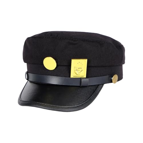 Chapeau Jotaro Kujo cosplay noir ajustable visière accessoires costume