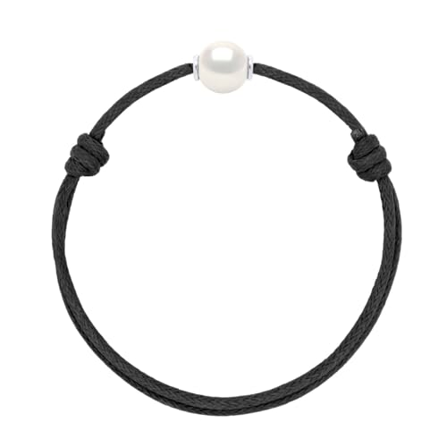 Bracelet perle de culture ronde AAA+ en argent 925 de prestige