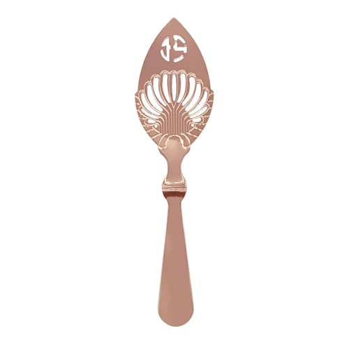 Stainless Steel Slotted Spoon, Absinthe Spoon Holder | Drinking Strainer Spoon with Hollow Design - 304 Stainless Steel Absinthe Fountain Spoon, Cocktail Bar, Cup