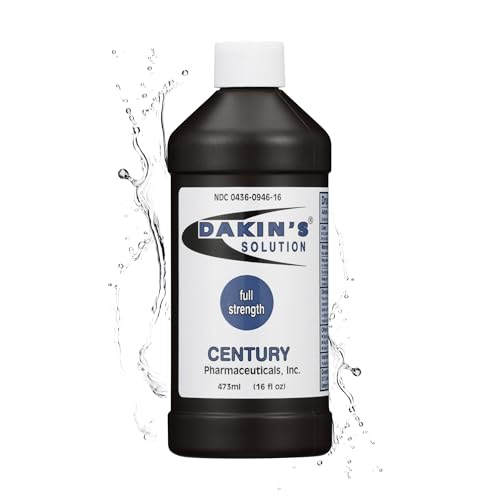 McKesson Dakin's Solution-Full Strength 304360946160 Sodium Hypochlorite 0.5% Wound Therapy for Acute and Chronic Wounds by Century Pharmaceuticals