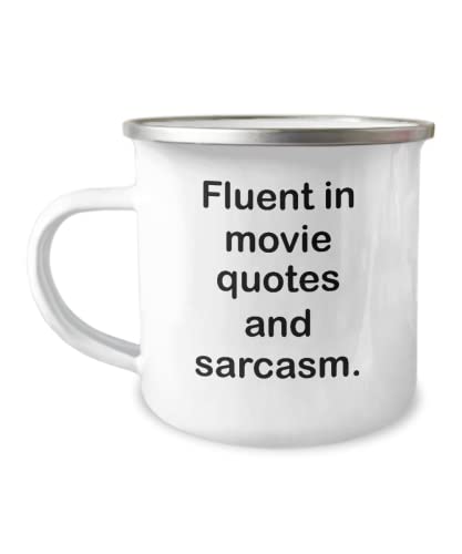 Movie Quote Enamel Camp Mug