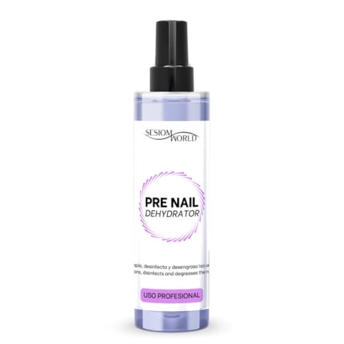 Spray deshidratador de uñas, preparador de uñas, desinfecta y desengrasa la uña PRE NAIL200 ML SESIOMWORLD