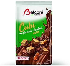 Balconi Cubi Hazelnut Wafers - 250 g