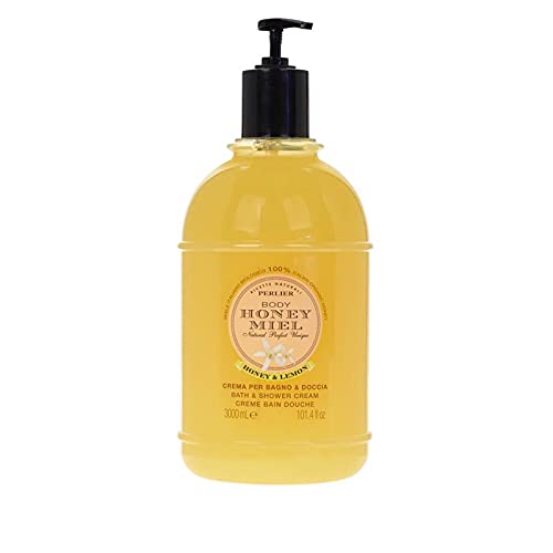 Perlier 3 Liter Bath & Shower Cream with Pump ~ Honey & Lemon