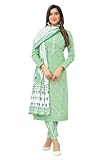 **KAMEEZ :** Fabriqué à partir de tissu 100 % coton avec des imprimés lumineux et cool avec des motifs classiques du cou. | Longueur : 109,2 à 111,8 cm | Manches : 3/4 de longueur | Veuillez noter que ce Kameez est livré sans doublure.