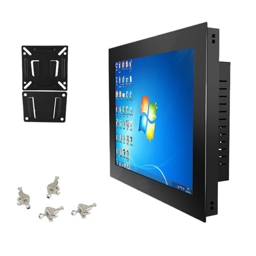 Image of 1pc 14 15.6 17.3 18.5 Inch Industrial Computer Monitor with Resistive Touch Screen VGA Desktop Computer Monitor Display 1366 * 768(18.5 inch DVI USB)