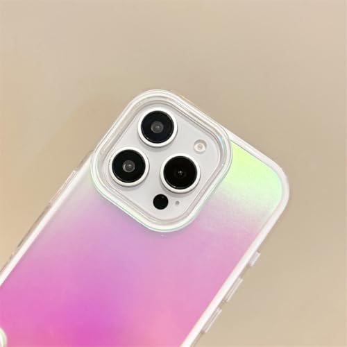 Étui en cuir de luxe pour iPhone 15 Pro coque chic antichoc bleu ciel - 4