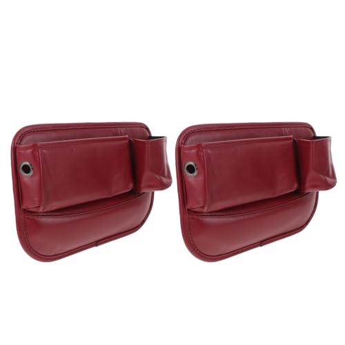 Organizador de huecos de coche pack de 2 bolsillos laterales para llaves y teléfono 2