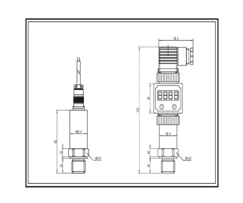 Capteur de pression hydraulique pour éviter les pannes de vide 4-20 mA