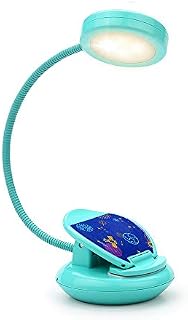 Vekkia Cute Rechargeable 4 LED 3000K Eye-Care Book Light, Clip on Lights