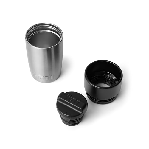 Image of YETI Rambler 8 oz Travel Bottle, Stainless Steel, Vacuum Insulated with Leakproof Commuter Cap, Stainless