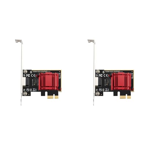 Carte Réseau 2,5 G PCI-E RJ45 Gigabit adaptateur LAN Ethernet interne LAN