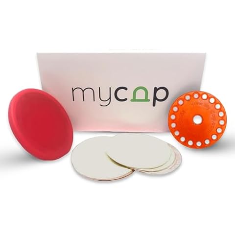 My-Cap Reusable Coffee Capsule Caps & Lid Set - Compatible with Nespresso Vertuo Pods - Reusable, Food Grade & BPA Free Coffee Pod Cap & Lid - Reuse & Reseal your Nespresso Vertuo Capsules Cover