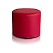 Ecopuf Pouf Tabouret Roller - Pouf Tabouret En Cuir Simili-Cuir - Ultra Léger - Housse Amovible