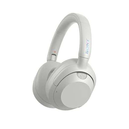 Sony ULT WEAR Over-Ear Noise Cancelling Bluetooth Headphones with Alexa Built-in, Comfortable Design, 30-Hour Battery, Massive Bass, Off White