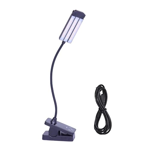 Lámpara de escritorio pequeña LED recargable y ajustable para mesa de lectura 4