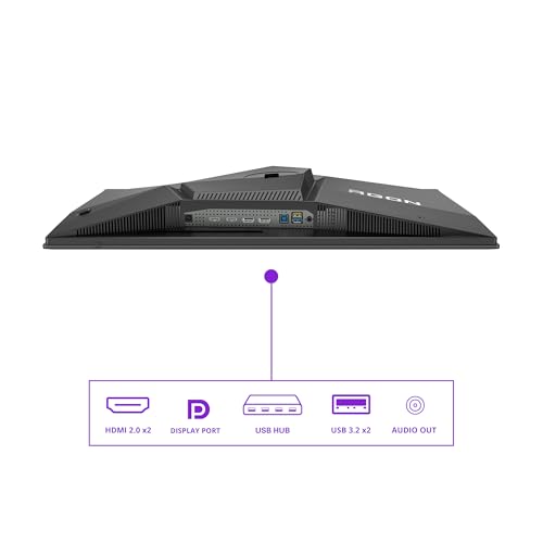 AOC AG276QZD2AM 26.5 inch WQHD Monitor 240Hz, QD-OLED Panel, 0.03ms GtG, HDR400 TrueBlack, FreeSync Prem. Pro, G-Sync Comp., Height Adjustment, Speakers (2560x1440 HDMI 2x 2.0 DP 2x 1.4 USB Hub) Black - Image 5