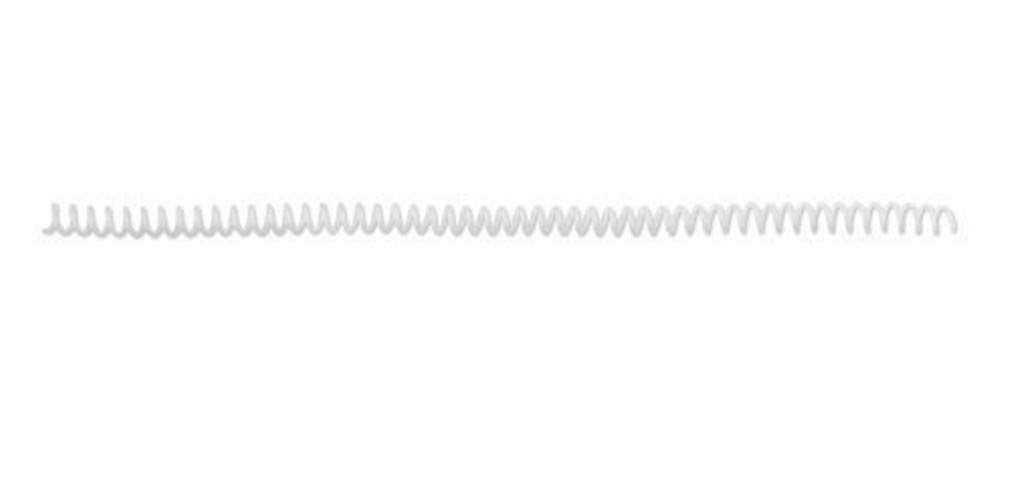 GBC 9666021 CoilBind grzbiety do bindowania, plastik, A4, Color Coils 22 mm, 100 sztuk, białe