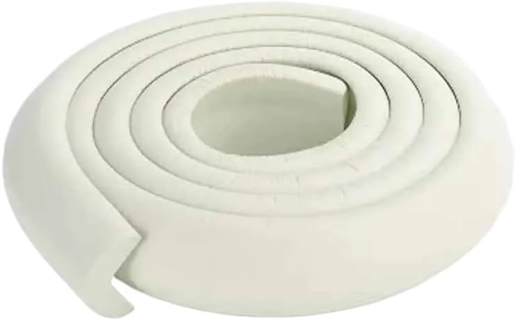 Edge Protector,2 Meters an Soft Table Edge L-Shaped Protector Strip Child Bumper Strips Table Corner Protection Strips(White)