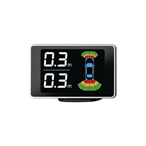 VALEO Beep & Park Kit Sensores de aparcamiento con 8 sensores + pantalla LCD Cover