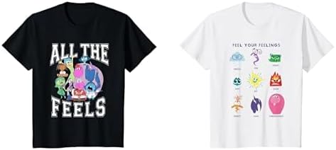 Disney Pixar Short Sleeve Crew Neck T-Shirts for Boys Girls Toddlers, Multipacks